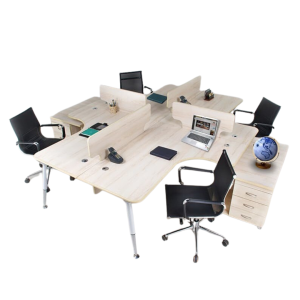 Meja Kerja Kantor Aditech FRW 05 A untuk 4 org