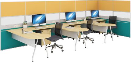 Meja Partisi Arkadia Laredo 3