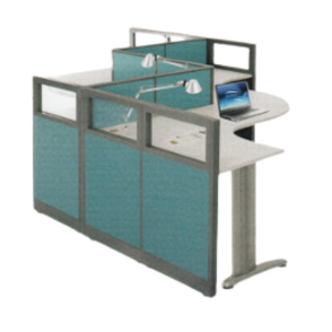 Meja Partisi Donati L 2P