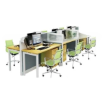 Meja Partisi Kantor Donati Dws 6 Seat