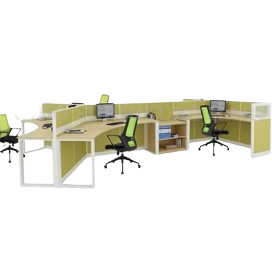 Meja Partisi Kantor Donati Dws 6 Seat Y