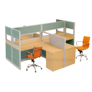 Meja Partisi Kantor Donati L 4 Skat