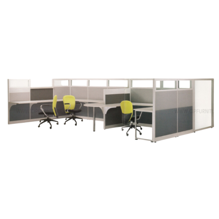 Meja Partisi Kantor Donati Skat L 2 Set