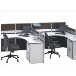 Meja Partisi Modera 3.2 WS 2 Staff