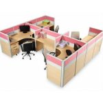 Meja Partisi Modera 6.3 WS 4 Staff