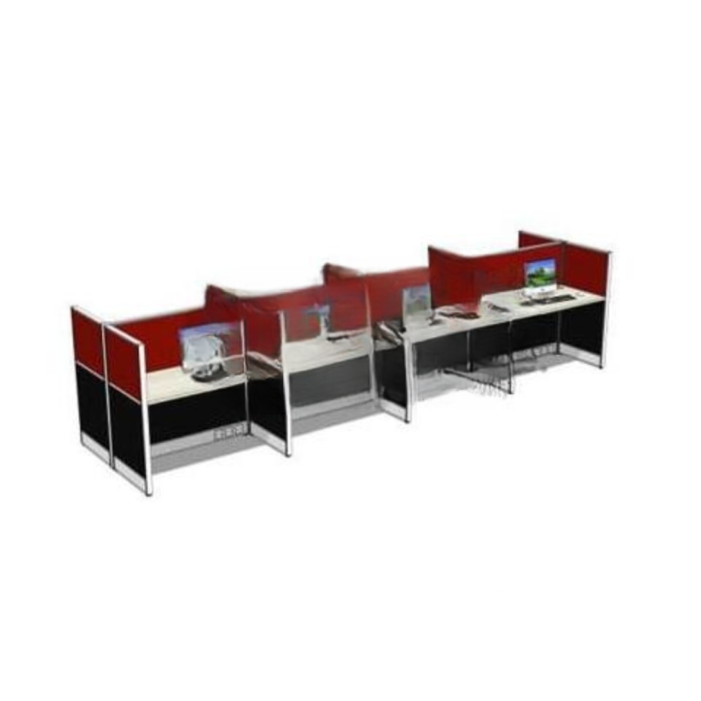 Meja Partisi Workstation Kantor Meja Kerja Kantor Aditech Ws4Fk 8D